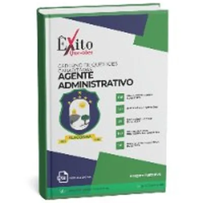 Capa de Caderno de Questões Gabaritadas: Agente Administrativo, IGEDUC, Alagoinha-PE