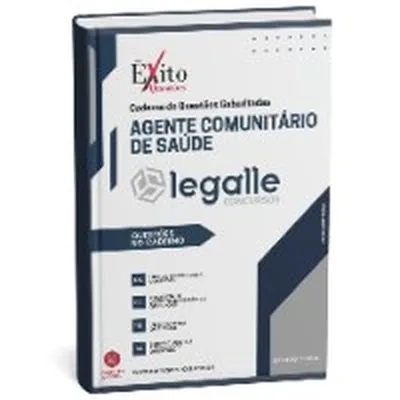 Capa de Caderno de Questões Gabaritadas: Agente Comunitário de Saúde (Banca Legalle)