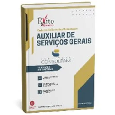 Capa de Caderno de Questões Gabaritadas: Auxiliar de Serviços Gerais (CONSULPAM)