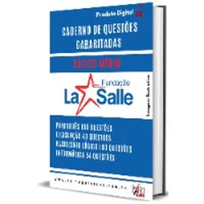 Capa de Caderno de Questões Gabaritadas: Básico Médio (Banca La Salle)