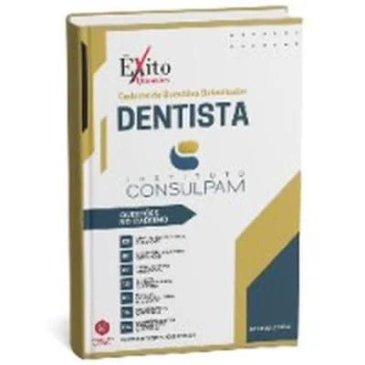 Capa de Caderno de Questões Gabaritadas: Dentista, CONSULPAM