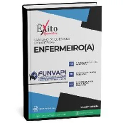 Capa de Caderno de Questões Gabaritadas: Enfermeiro FUNVAPI