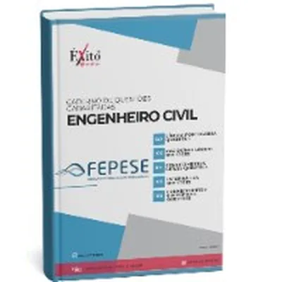 Capa de Caderno de Questões Gabaritadas: Engenheiro Civil (Fepese)