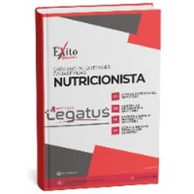 Capa de Caderno de Questões Gabaritadas: Nutricionista, Instituto Legatus