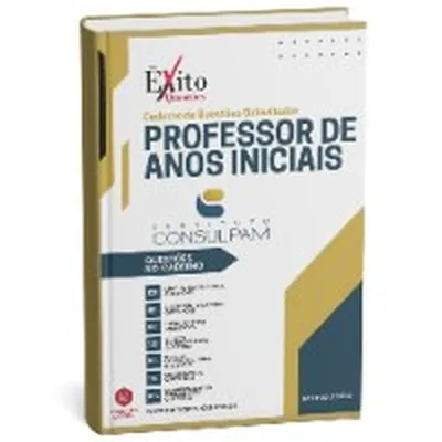 Capa de Caderno de Questões Gabaritadas: Professor de Anos Iniciais (CONSULPAM)