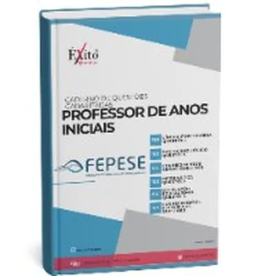 Capa de Caderno de Questões Gabaritadas: Professor de Anos Iniciais (FEPESE)