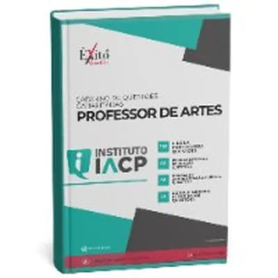 Capa de Caderno de Questões Gabaritadas: Professor de Artes (Instituto IACP (antiga ADVISE))