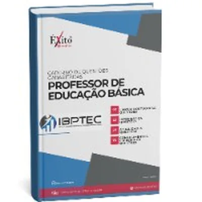 Capa de Caderno de Questões Gabaritadas: Professor de Educação Básica (Ibptec)