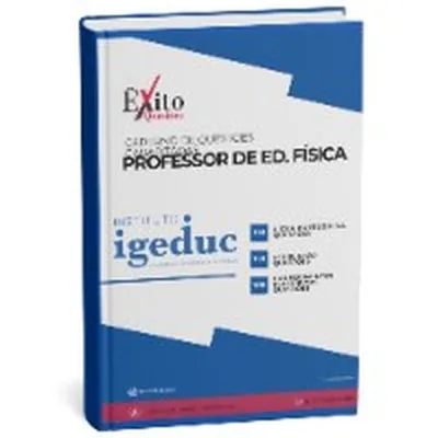 Capa de Caderno de Questões Gabaritadas: Professor de Educação Física, IGEDUC
