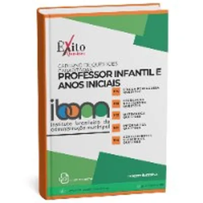 Capa de Caderno de Questões Gabaritadas: Professor Infantil e Anos Iniciais, IBAM