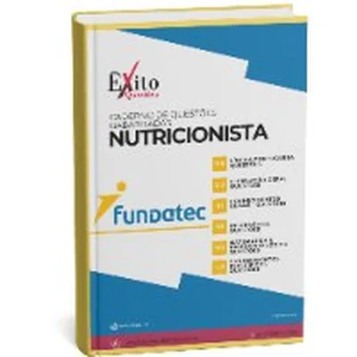 Capa de Caderno de Questões Gabaritadas: Nutricionista, Banca FUNDATEC