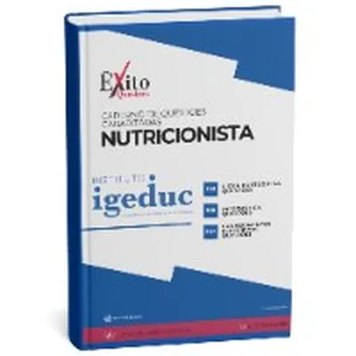 Capa de Caderno de Questões Gabaritadas: Nutricionista (IGEDUC)