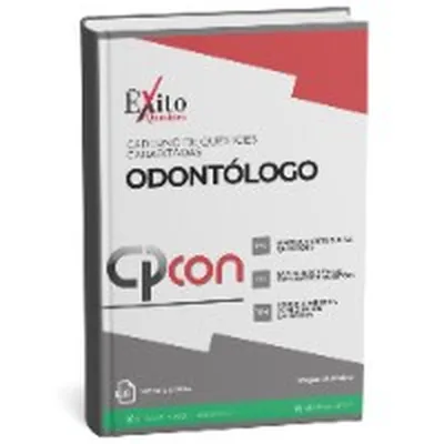 Capa de Caderno de Questões Gabaritadas: Odontólogo (CPCON)