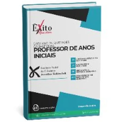 Capa de Caderno de Questões Gabaritadas: Professor de Anos Iniciais (Instituto JK)