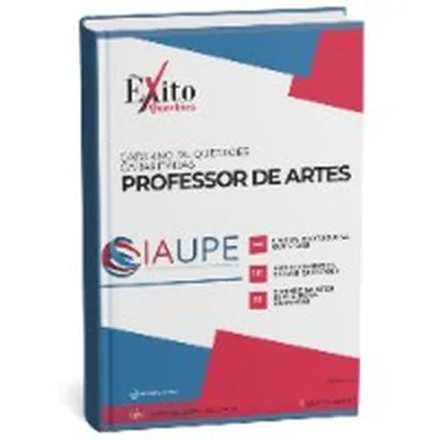 Capa de Caderno de Questões Gabaritadas: Professor de Artes, Iaupe