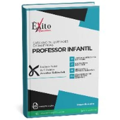 Capa de Caderno de Questões Gabaritadas: Professor Infantil (Instituto JK)