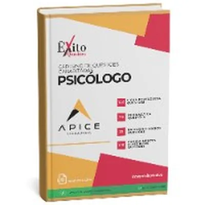 Capa de Caderno de Questões Gabaritadas: Psicólogo (Apice Consultoria)