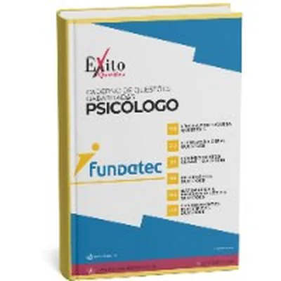 Capa de Caderno de Questões Gabaritadas: Psicólogo, Fundatec