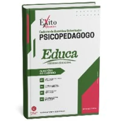 Capa de Caderno de Questões Gabaritadas: Psicopedagogo (EDUCA PB)
