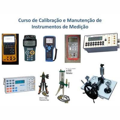 Capa de Curso de Calibração de Instrumentos de Medição