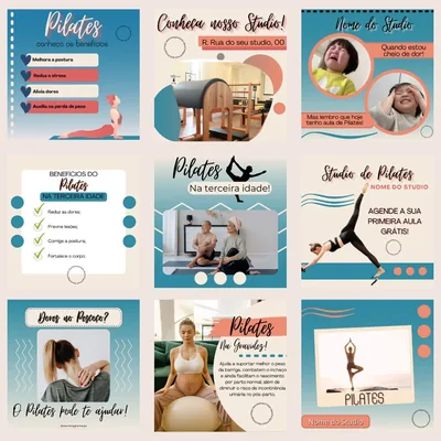 Capa de Canva para Pilates
