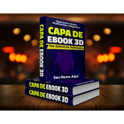 Capa de Capas de Ebook 3D