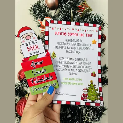 Capa de Cartão de Natal e Cartão de Bis