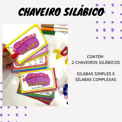 Capa de Chaveiro Silábico