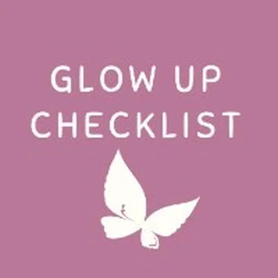 Capa de Checklist Glow Up