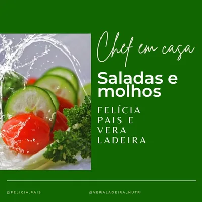 Capa de Chef em Casa: Saladas e Molhos