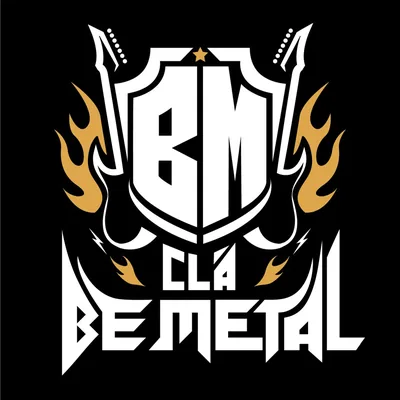 Capa de Clã Be Metal: curso de guitarra heavy metal