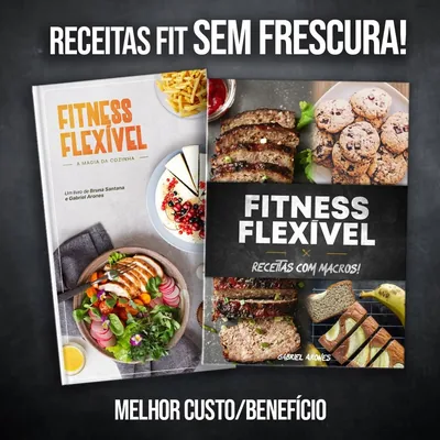 Capa de Combo Fitness Flexível: Receitas Deliciosas e Sem Frescura