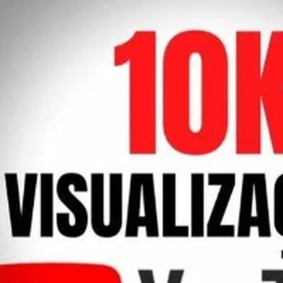 Capa de Como Conseguir 10.000 Visualizações no YouTube