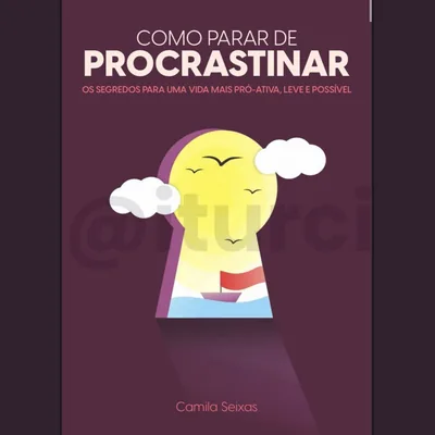 Capa de Como Parar de Procrastinar: O Segredo para uma Vida Mais Pró Ativa, Leve e Possível