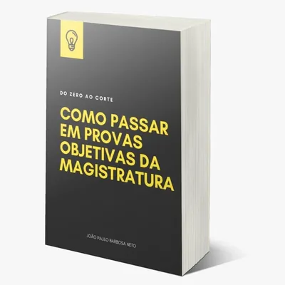 Capa de Como Passar em Provas Objetivas da Magistratura