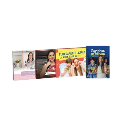 Capa de Compre Junto: 4 Livros Digitais de Receitas e Introdução Alimentar
