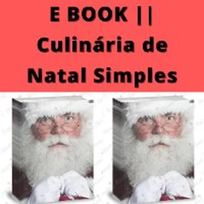 Capa de Culinária de Natal Simples