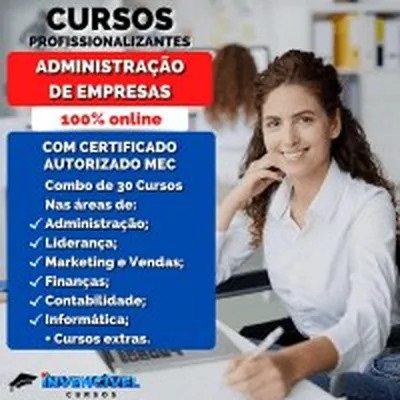 Capa de Curso Administração de Empresas