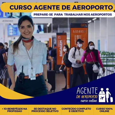 Capa de Curso Agente de Aeroporto Online