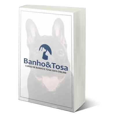 Capa de Curso Banho e Tosa de A a Z