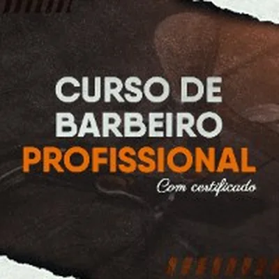 Capa de Curso de Barbeiro Profissional