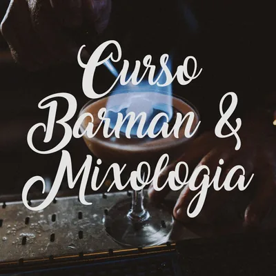 Capa de Curso Online de Barman e Mixologia
