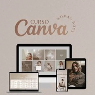 Capa de Curso Canva: Woman Boss