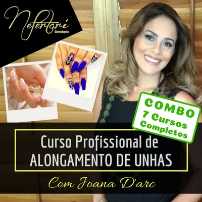 Capa de Curso Combo de Alongamento de Unhas