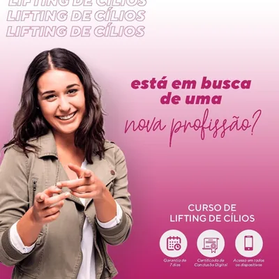 Capa de Curso Completo de Lifting de Cílios (Lash Lifting)