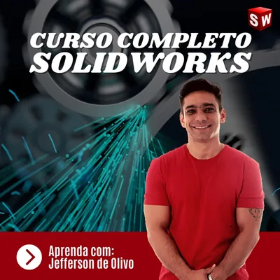 Capa de Curso Completo de SolidWorks: do Básico ao Avançado