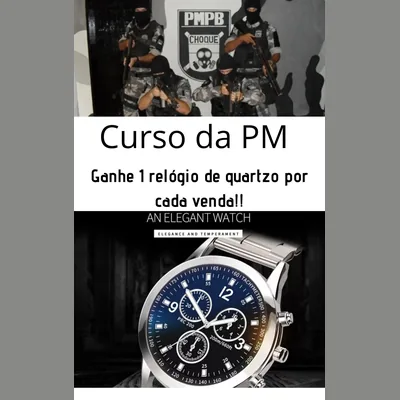 Capa de Curso para o Concurso da PM