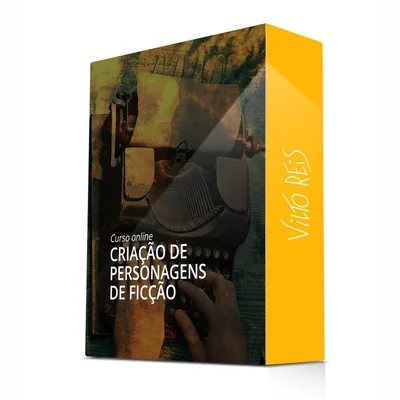 Capa de Curso Criação de Personagens de Ficção