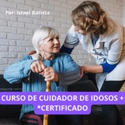 Capa de Curso de Cuidador de Idosos