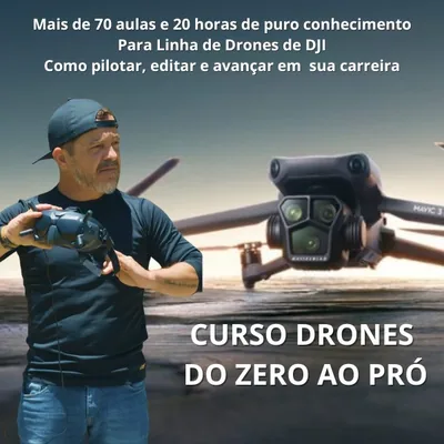 Capa de Curso de Drones: do Zero ao Pró